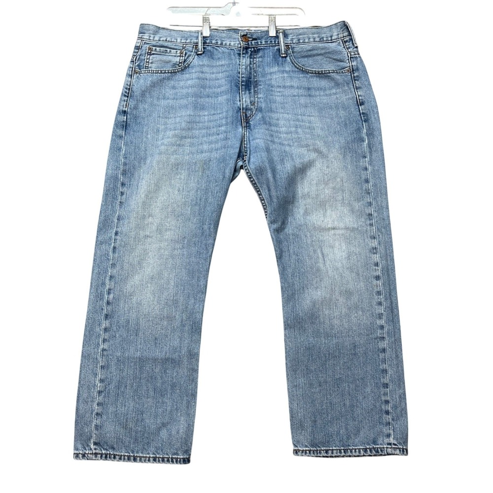 Levi's 569 Jeans Mens 38x30 Light Wash Loose Straight Denim Relaxed Fit